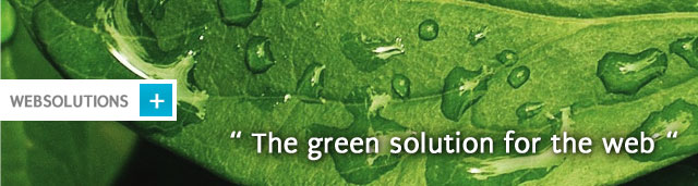 The green solution for the web